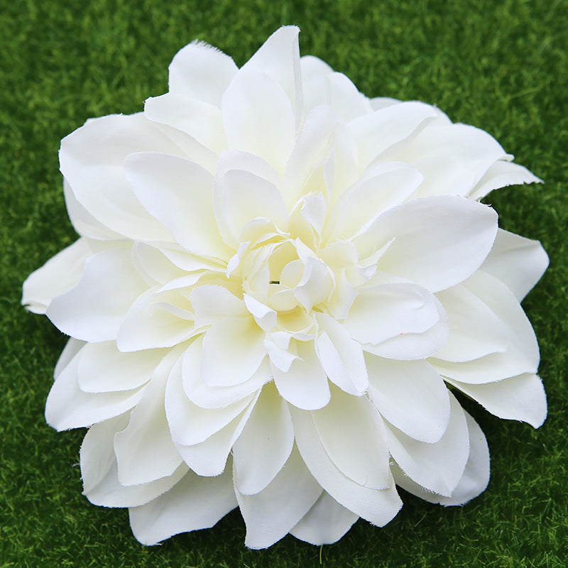 Bulk 5" Artificial Dahlia Heads with Detachable Stems Beautiful Floral Decorations Wholesale