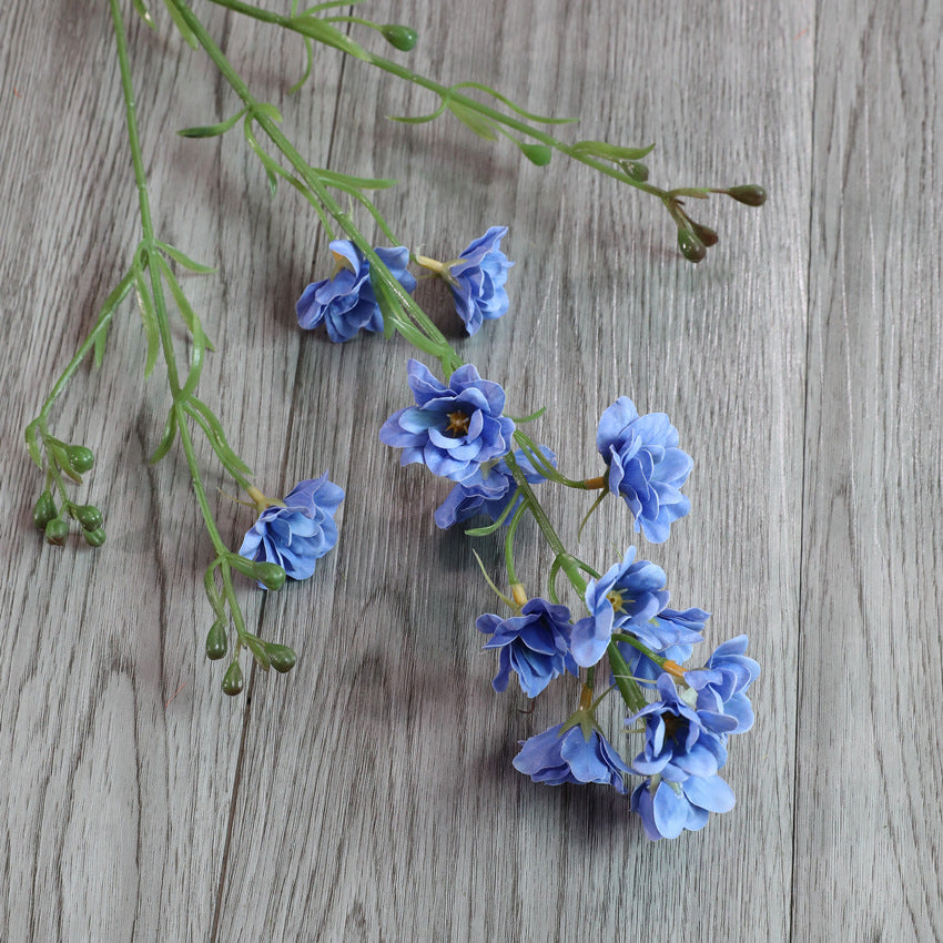 Bulk 32" Delphinium Stems Spray Silk Flowers Centerpieces for Indoor Wedding Home Office Decoration Wholesale