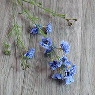 Bulk 32" Delphinium Stems Spray Silk Flowers Centerpieces for Indoor Wedding Home Office Decoration Wholesale