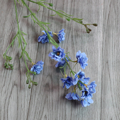 Bulk 32" Delphinium Stems Spray Silk Flowers Centerpieces for Indoor Wedding Home Office Decoration Wholesale