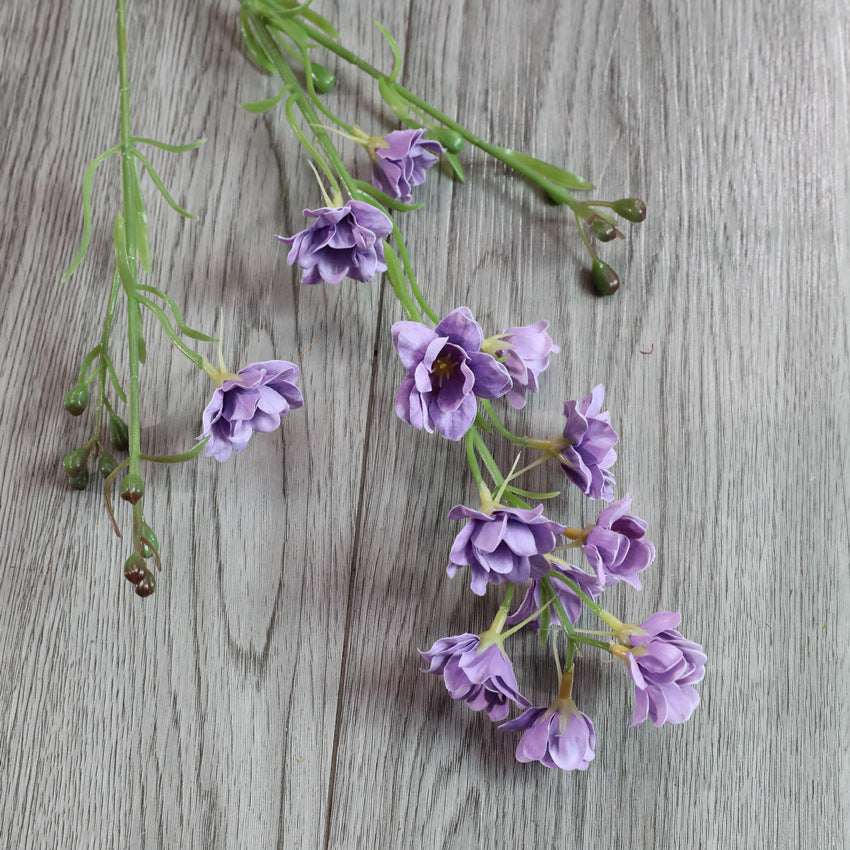 Bulk 32" Delphinium Stems Spray Silk Flowers Centerpieces for Indoor Wedding Home Office Decoration Wholesale