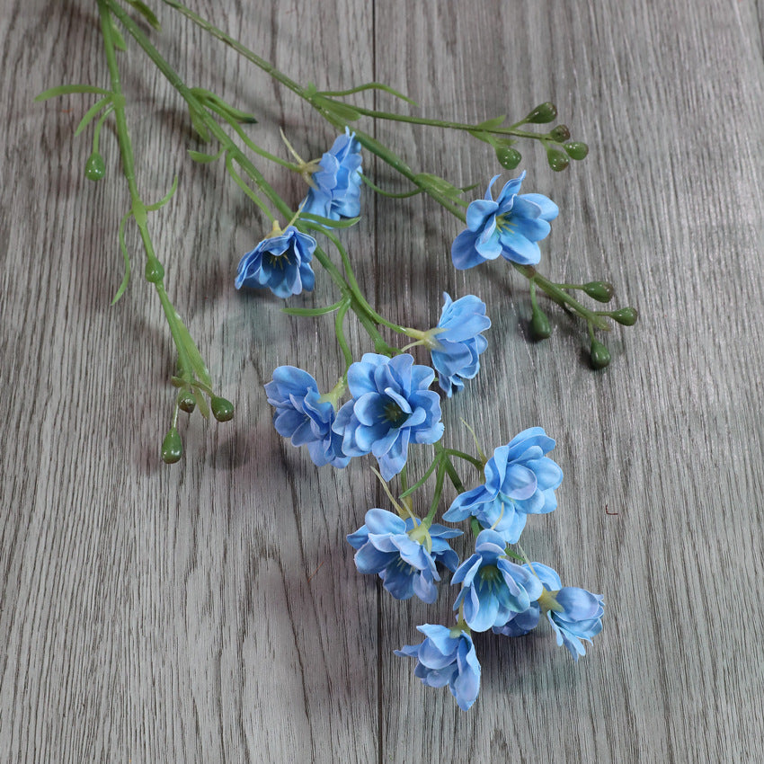 Bulk 32" Delphinium Stems Spray Silk Flowers Centerpieces for Indoor Wedding Home Office Decoration Wholesale