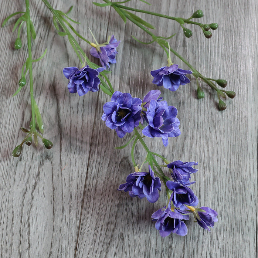 Bulk 32" Delphinium Stems Spray Silk Flowers Centerpieces for Indoor Wedding Home Office Decoration Wholesale