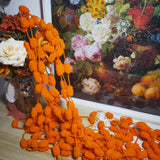 Bulk 43 Yard Extra Long Marigold Garland for Wedding Party Fall Mantle Diwali Floral Arrangements Wholesale