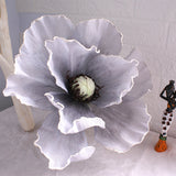 Bulk Extra Size Poppy Yarns Artificial Flower Head Photo Mall Prop Wholesale