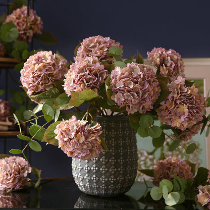 Bulk 21" Real Touch Artificial Hydrangea Stems Fall and Winter Flowers Wholesale