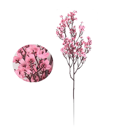 Bulk 19" Babys Breath Stems Artificial Gypsophila Bouquet Silk Floral for Home Kitchen Bedroom Festival Wedding Xmas Party  Wholesale