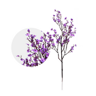 Bulk 19" Babys Breath Stems Artificial Gypsophila Bouquet Silk Floral for Home Kitchen Bedroom Festival Wedding Xmas Party  Wholesale