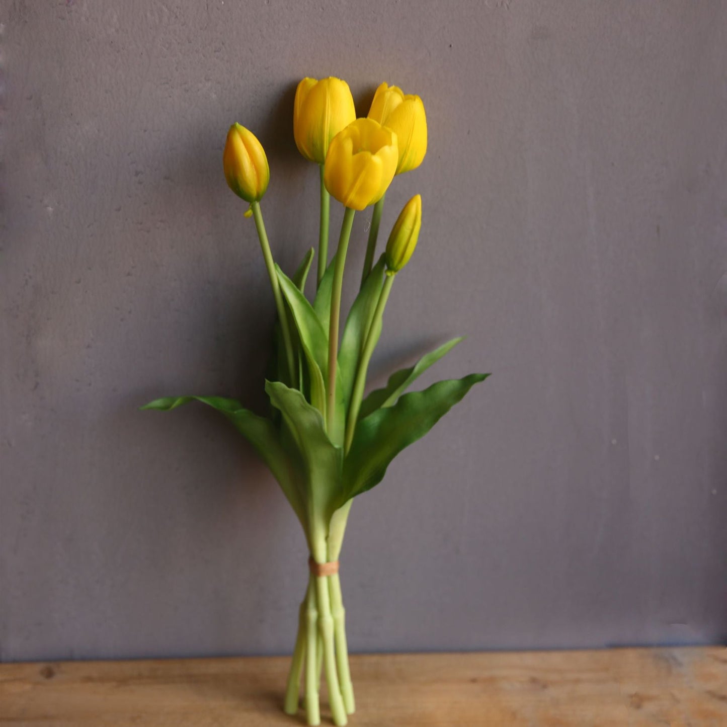 Bulk 15" Real Touch Tulip Stems Bundle Artificial Bouquet Wholesale