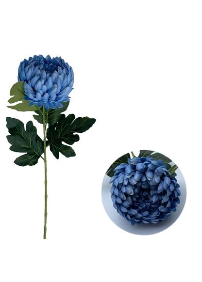 Premium 5 Piece Realistic Kiku Flower Stems  Artificial Chrysanthemum Buds for Luxury Wedding & Home Décor Centerpieces 14 Colors