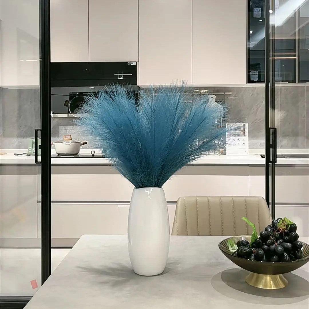 Bulk 8 Colors 2 Pcs Faux Pampas Grass 17 Inch Wholesale