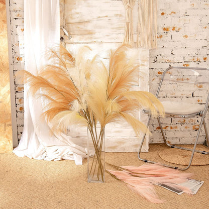 Bulk Extra Large 43 Inch Faux Artificial Pampas Grass Stem Wholesale