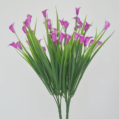 Bulk Calla Lily Bush Flowers UV Resistant Shrubs for Outdoors Hanging Planters Window Box Front Porch Decorations Wholesale