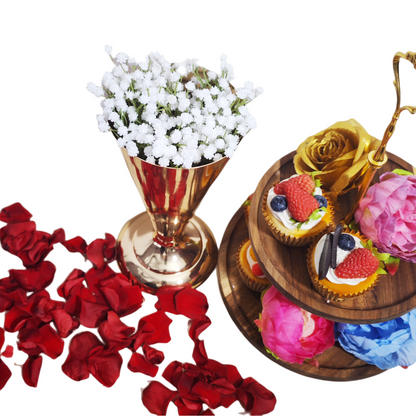 Bulk 7.8" Gypsophila Artificial Baby's Breath White Spray Stems Bundle for DIY Boutonnieres Wholesale