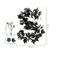 Bulk 68 Inch Halloween Black Hanging Vine Garland Wholesale