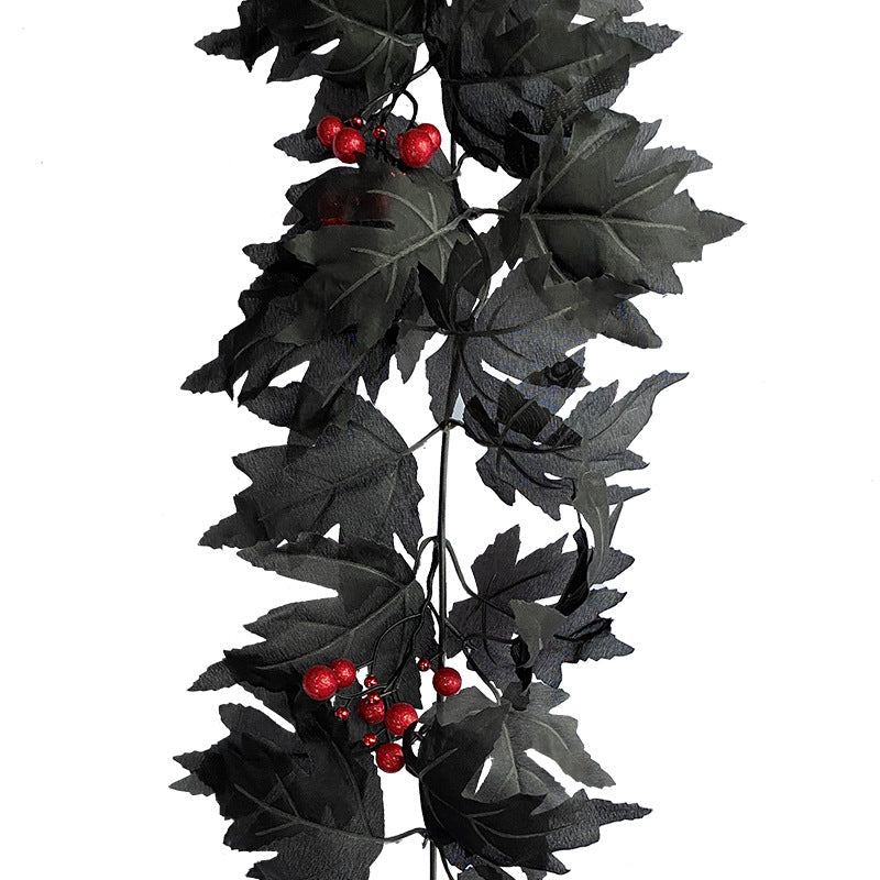 Bulk 68 Inch Halloween Black Hanging Vine Garland Wholesale