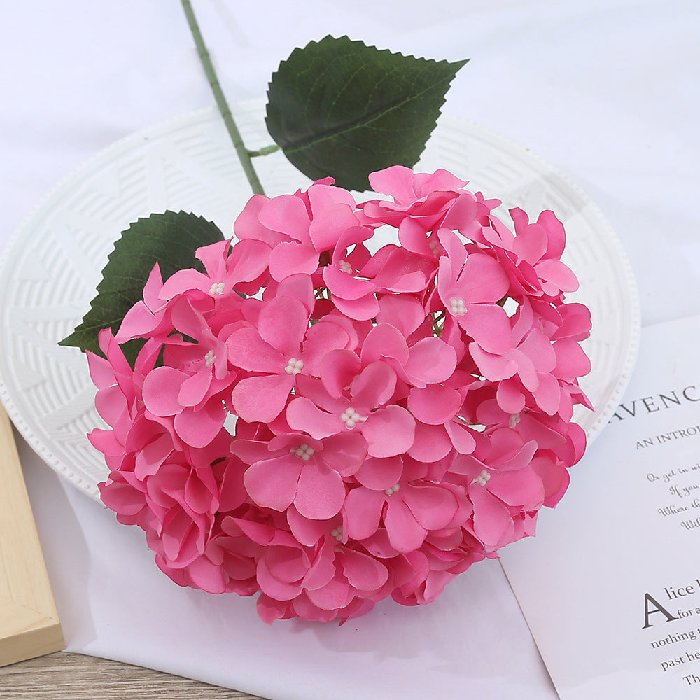 Bulk 5Pcs 24" Artificial Hydrangea Silk Flowers Stems for Floral Centerpiece Wedding Party Shop Baby Shower Wholesale