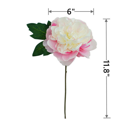 Bulk 12" Large Peony Stem Silk Flowers Artificial Flowers Wholesale