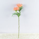 Bulk 18" Fall Flower Artificial Dahlia Stems Spray Silk Floral Arrangement Home Decorations Wholesale