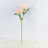 Bulk 18" Fall Flower Artificial Dahlia Stems Spray Silk Floral Arrangement Home Decorations Wholesale