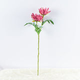 Bulk 18" Fall Flower Artificial Dahlia Stems Spray Silk Floral Arrangement Home Decorations Wholesale
