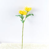 Bulk 18" Fall Flower Artificial Dahlia Stems Spray Silk Floral Arrangement Home Decorations Wholesale