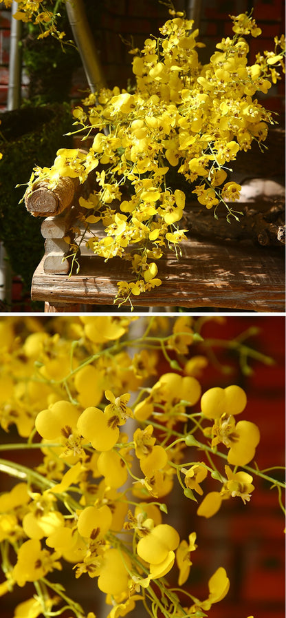 Bulk 34" Dancing Lady Orchids Long Stem Artificial Flowers Decor Wholesale