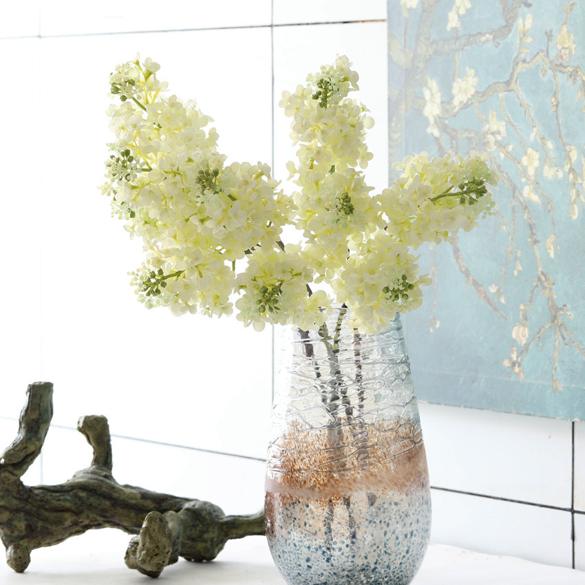 Premium 25" Lilac Silk Flower Stems Realistic Wedding Centerpiece Durable Floral Arrangements for Home & Event Décor