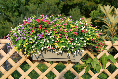 Bulk Artificial Rose Buds Flowers Outdoors Fake Shrubs Greenery Plants Indoor UV Resistant for Outdoor Garden Porch Decoration Wholesale