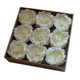 Bulk 9Pcs Large Peony Soap Artificial Flowers Heads Box Gifts for Mom Women Wholesale