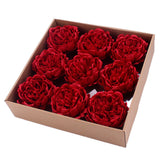 Bulk 9Pcs Large Peony Soap Artificial Flowers Heads Box Gifts for Mom Women Wholesale