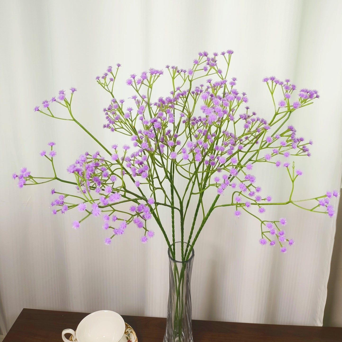 Wedding Baby's Breath Artificial Flowers 23.6" Real Touch for Garlands & Greenery Decor