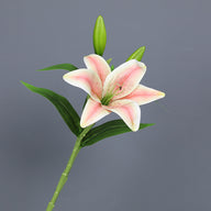 Bulk 15" Tiger Lily Lilies Stem Real Touch Artificial Flowers Wholesale