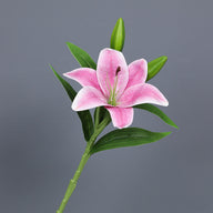 Bulk 15" Tiger Lily Lilies Stem Real Touch Artificial Flowers Wholesale