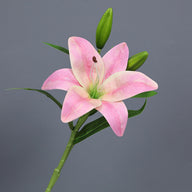 Bulk 15" Tiger Lily Lilies Stem Real Touch Artificial Flowers Wholesale