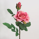 Bulk 18.5" Real Touch Rose Spray Branch Artificial Flower Home Decor Wholesale