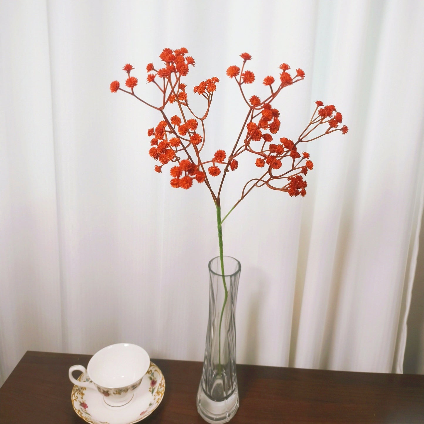 Wedding Baby's Breath Artificial Flowers 23.6" Real Touch for Garlands & Greenery Decor