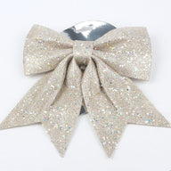 Bulk 2Pcs Sequin Wreaths Bows Ties Christmas Tree Decoration Bows Ornament Wholesale
