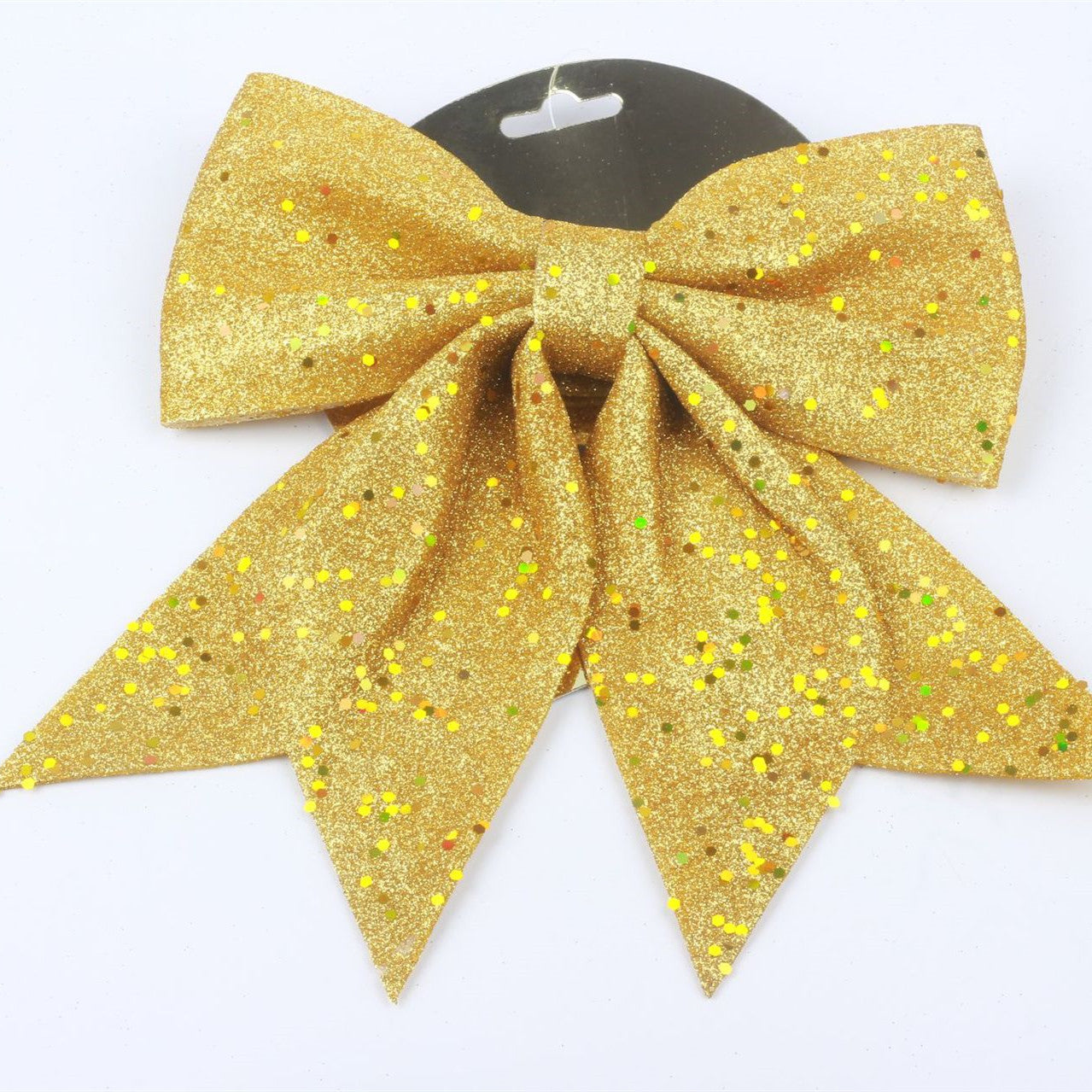 Bulk 2Pcs Sequin Wreaths Bows Ties Christmas Tree Decoration Bows Ornament Wholesale