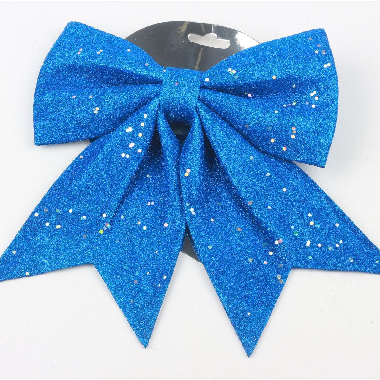Bulk 2Pcs Sequin Wreaths Bows Ties Christmas Tree Decoration Bows Ornament Wholesale