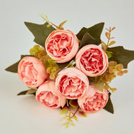 Bulk 12" Silk Peony Flowers Bush Artificial Flowers Bouquet Home Decor Wholesale