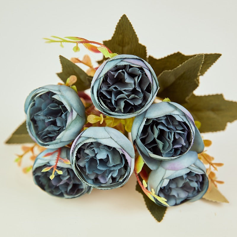 Bulk 12" Silk Peony Flowers Bush Artificial Flowers Bouquet Home Decor Wholesale