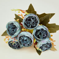 Bulk 12" Silk Peony Flowers Bush Artificial Flowers Bouquet Home Decor Wholesale