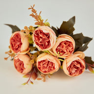 Bulk 12" Silk Peony Flowers Bush Artificial Flowers Bouquet Home Decor Wholesale