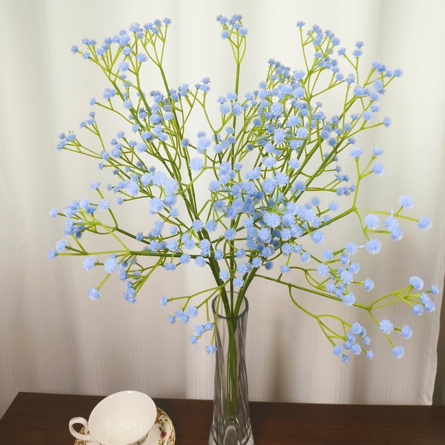 Wedding Baby's Breath Artificial Flowers 23.6" Real Touch for Garlands & Greenery Decor