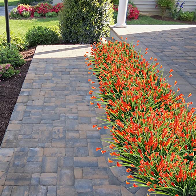 Bulk Calla Lily Bush Flowers UV Resistant Shrubs for Outdoors Hanging Planters Window Box Front Porch Decorations Wholesale