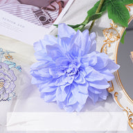 Bulk 24" Artificial Dahlia Stem Silk Flowers Fall Plants Flower Arrangements Wholesale