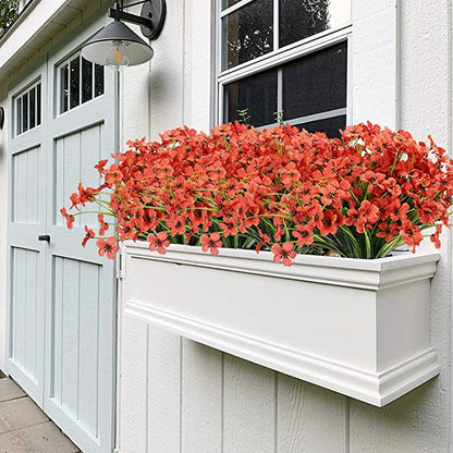 Bulk Narcissus Bushes Artificial Orchids Flowers for Outdoor UV Resistant Autumn Flowers Wholesale