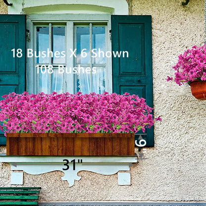 Bulk Narcissus Bushes Artificial Orchids Flowers for Outdoor UV Resistant Autumn Flowers Wholesale