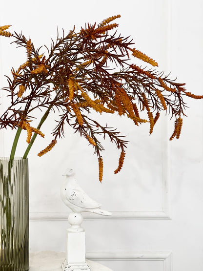 Wholesale Artificial Salvia Flower with Foliage Faux Sage Stem Rustic Wildflower Stem 35 Inch